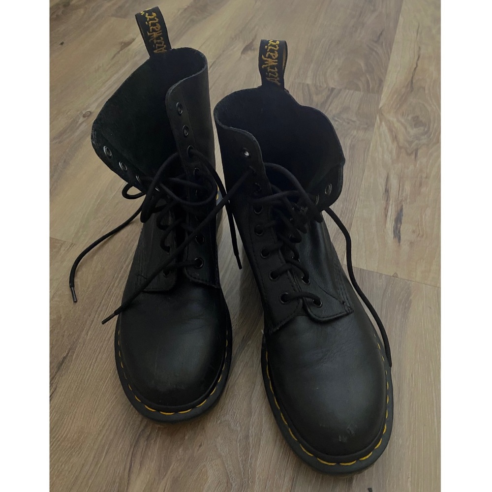 Dr. Martens Luana Leather Combat Boots